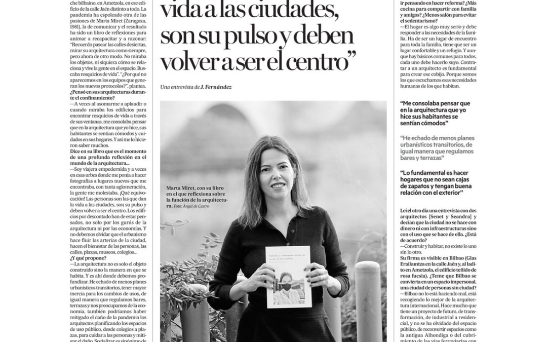 Entrevista Marta Miret arquitecta